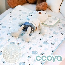 꼬야 ccoya 프리미엄 자연소재 모달_쿨매트, 숲속부엉이, 1개