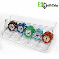 셀바이 카지노칩 데칼클레이100p 200p 포커칩, 100P케이스만(칩미포함)