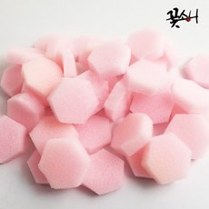 꽃소니 네일 그라데이션 스펀지 네일스폰지 네일그라솜 젤와이퍼, 1개, 핑크(약100개)
