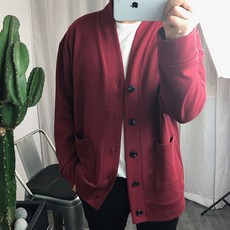 크레이브 오버핏 헤비 면 가디건