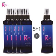 퓨어케어 강력 워터 스프레이 5+1 헤어, 6개, 180ml