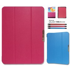 삼성 갤럭시 탭4 10.1 스마트 프리미엄 케이스 SM - T530 T536 (어드밴스), 연두