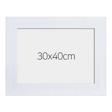 픽스아트 30x40cm 보석십자수 3D전체비즈 사각원형선택, 00-30x40전용액자(화이트)