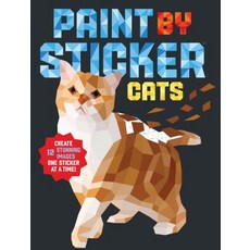Paint by Sticker: Cats Paperback, Workman Publishing