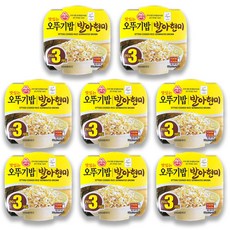 예이니식품 맛있는 오뚜기 발아현미밥 24개(210gx24개) 잡곡햇반쎈쿡오곡흑미, 210g, 24개