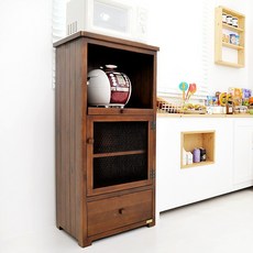 원목 렌지대수납장(Natural), 단품