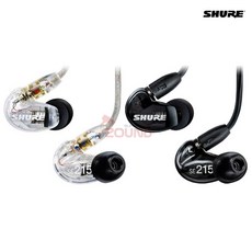 (홍대) SHURE 슈어 SE215 UNI 이어폰 통화가능 케이블, AONIC 215 UNI BLUE
