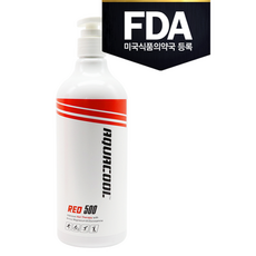 아쿠아쿨 레드젤 대용량 500ml-리커버리 웜업, 1개, 1개