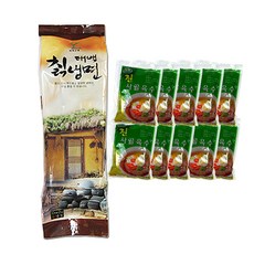 산채 칡냉면10인분+진사골육수10인분, 5.5kg, 1세트