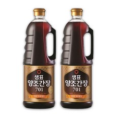 샘표 양조간장 701, 1.8L, 2개