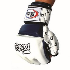 Fairtex 페어텍스 오픈핑거 MMA글러브 FGV17 White black MMA Gloves, 화이트/레드
