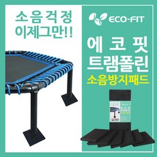 에코핏 트램폴린 소음방지패드 헬스매트 미니쿠션매트 트램폴린매트, 트램폴린-소음방지패드(6매입), 1개