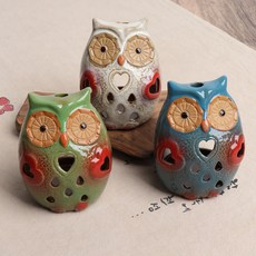 부엉이도자기