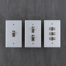 VONO 빈티지 알루미늄 토글스위치 3종, 1구