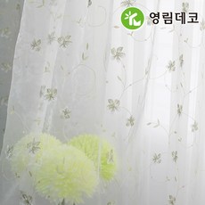 자수속커튼