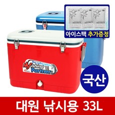 코스모스-대원-팬더 낚시 레저용 아이스박스, 대원-낚시용33L(아이스팩 중4개증정)