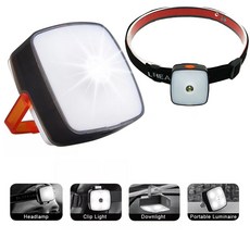 LED 충전식 헤드랜턴 LC-9006, 혼합색상, 1개