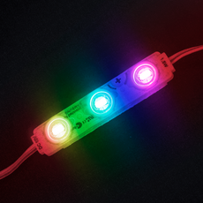 LED 고휘도 5630 3구모듈 방수타입 단색 RGB 방수 채널 간판 전광판 테두리조명, 1개