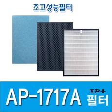 코웨이 공기청정기호환용필터 AP-1717A, 헤파2+탈취2+미세먼지6, 1개