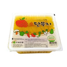 배동바지 단무지(반달채(슬라이스 세천팜) 2.8kg, 1팩