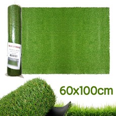 에스틱 잔디매트 60x100 소 (인조잔디 베란다 발매트 조경 인테리어 롤매트), 1개
