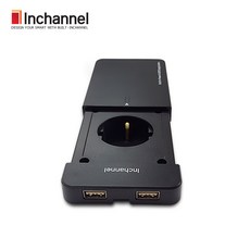 인채널 엣지 USB 1구 빌트인콘센트_ILC-01 멀티탭, C_USB 1구 엣지 사각콘센트/화이트
