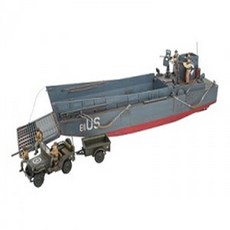 REVELL AG 35스케일 LCM3 50ft. Landing & Jeep+Trailer 프라모델