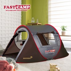 FASTCAMP 3-4인용 원터치난방텐트 베이직3PLUS+, 그레이