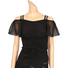 노브댄스복 A319 고무줄쉬폰