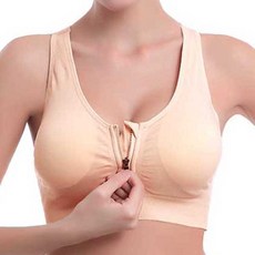 마더라이크 2023 앞지퍼 하이서포트 스포츠브라-요가 운동복 상의