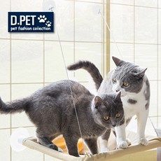 고양이 윈도우 해먹 창문해먹, [C]사각 윈도우 해먹, 1개