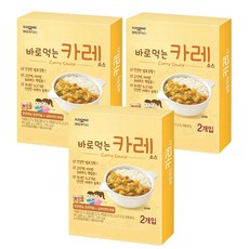 일동아기밀 우리아이 바로 먹는 이유식 카레소스, 3개, 카레