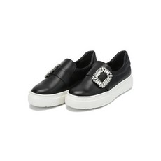 [질바이 질스튜어트] JILL BY JILLSTUART SHOES 모니크 블랙 양가죽 크리스탈 포인트 슬립온 FPSO8G209BK