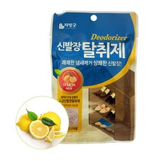 리빙굿 신발장 탈취제 레몬향, 2g, 8개입