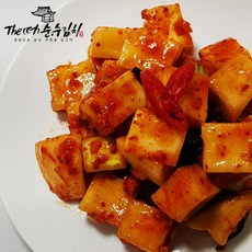 더순수김치 프리미엄 한입 깍두기, 1kg, 1개