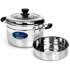 키친아트 일식찜냄비 22cm/24cm/26cm/찜솥, 24cm, 1개