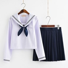 일본 세일러복 여학생 교복 코스프레