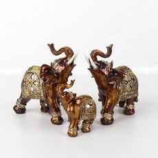코끼리소품 코끼리 거울조각 3p, 상세 설명 참조