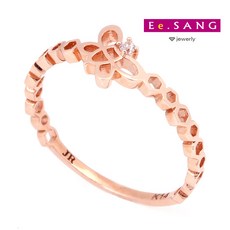 14k삼색레이어드반지