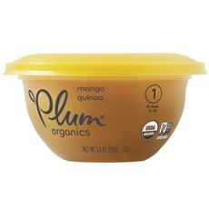 플럼오가닉스 칠드런 볼 어린이 푸딩, 1개, 망고 + 퀴노아 (Mango + Quinoa ), 102g