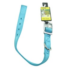 보스펫 더블 나일론 칼라 애견 목줄, Neon Turquoise