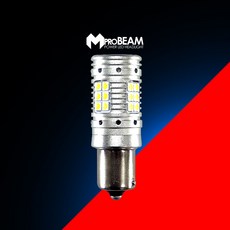 삼항LED 엠프로빔 자동차량 캔슬러내장 MARK LED전구 램프, 12V용 브레이크등전용 싱글타입, 1개
