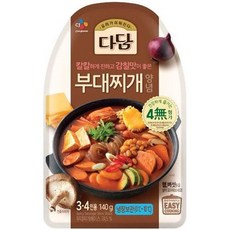 (냉장)다담 부대찌개양념140g, 140g, 4개