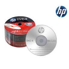 HP 공시디 공 CD-R DVD-R 벌크 50장 52배속, DVD-R(벌크형)-1통