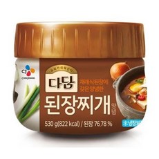 CJ 일반박스 발송-다담 된장찌개 양념 530g, 1개