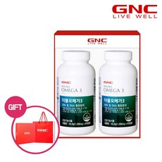 [GNC] 더블오메가3 플러스 세트 (60정x2개)_30074, 2개