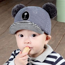곰돌이방울모자