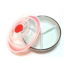 숙씨네 설화뚜껑나눔찬통 소 접시 반찬 그릇 도자기 나눔접시, 02.설화뚜껑나눔찬통 소