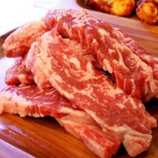 도감푸드 냉장 소고기 블랙앵거스 황제갈비살 400g CAB등급, 1개