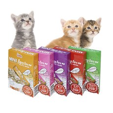 더캣츠 미니츄르 미니베로베로 20p 5가지맛 연어 새우 가리비 닭고기 참치, 5.베로참치20p
